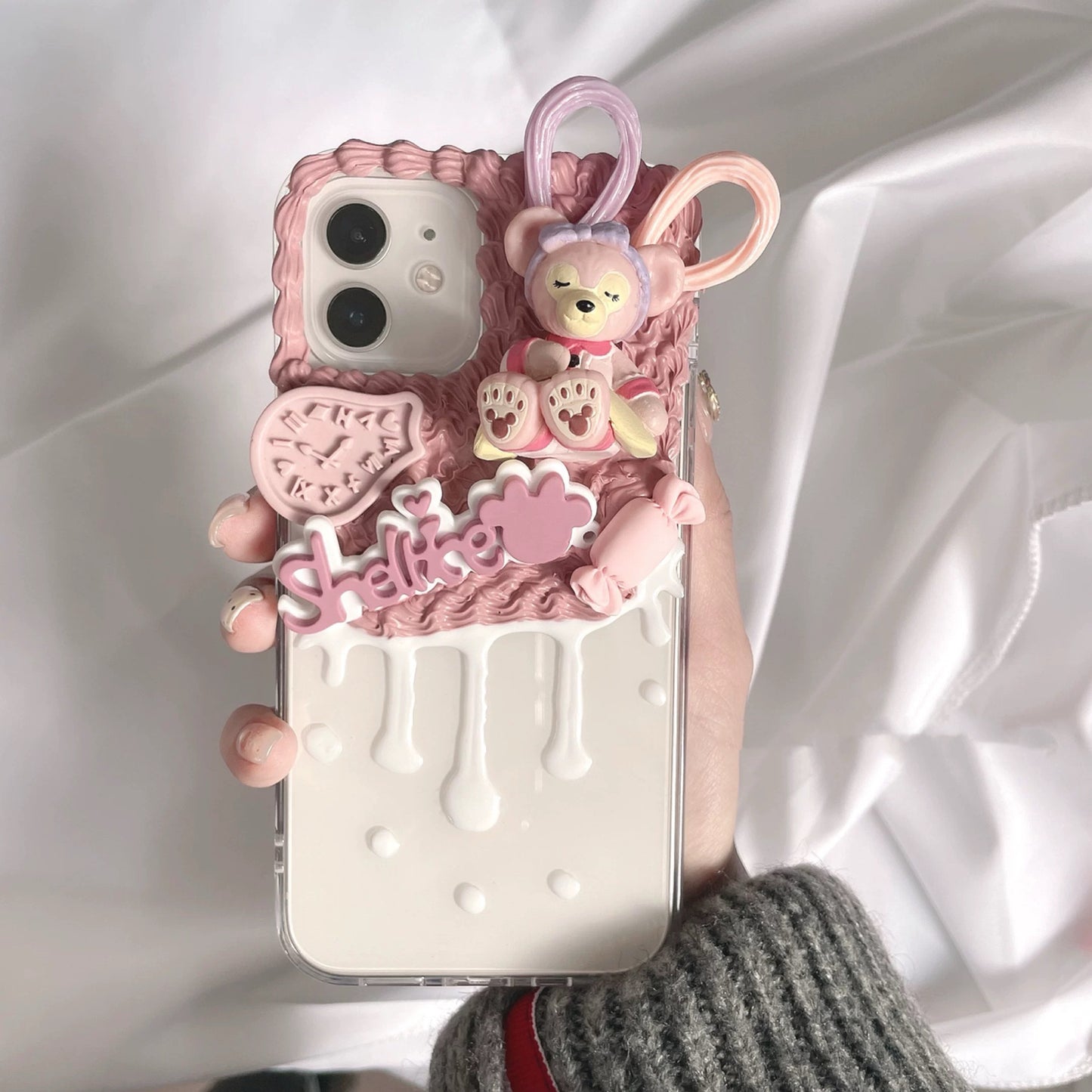 Phone case with cartoon figures ( Duffy and his friends - ShellieMay)