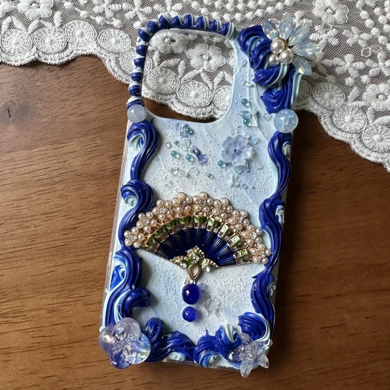 New Chinese-style phone cases (with fan elements)