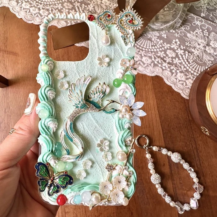New Chinese-style phone cases (with phoenix elements)