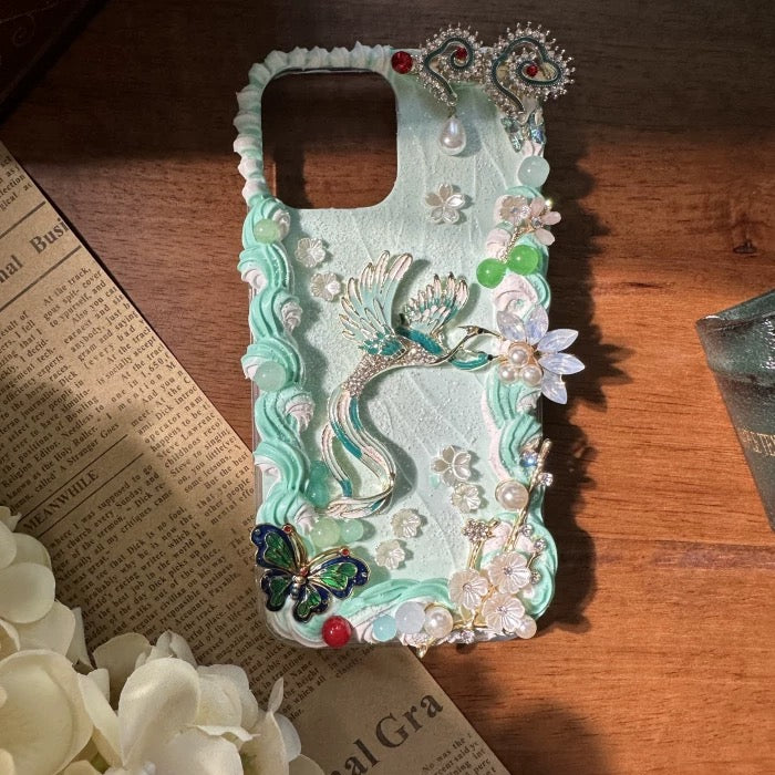New Chinese-style phone cases (with phoenix elements)