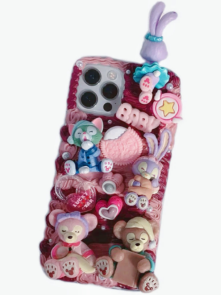 Phone cases with cartoon figures ( Duffy and his friends - Stellalou)