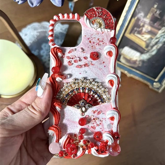 New Chinese-style phone cases (with fan elements)