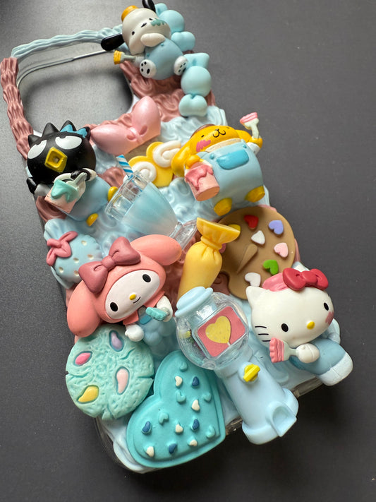 Phone cases with cartoon figures (Sanrio)
