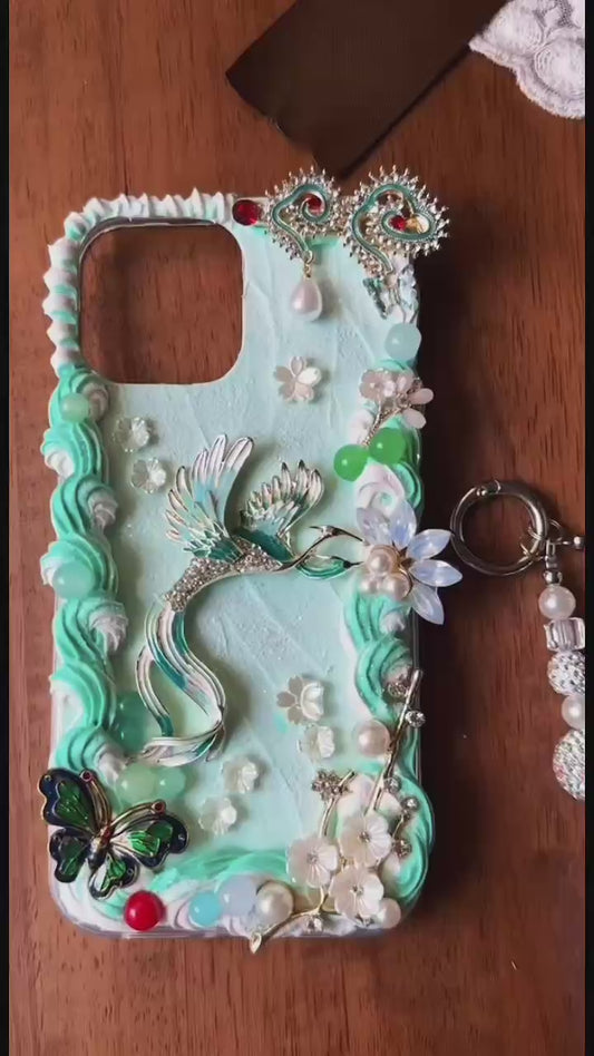 New Chinese-style phone cases (with phoenix elements)